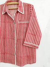 Load image into Gallery viewer, Red Stripe PJ Set
