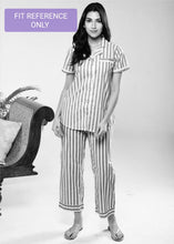 Load image into Gallery viewer, Pink Stripe Button Down PJ set
