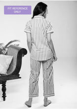 Load image into Gallery viewer, Pink Stripe Button Down PJ set
