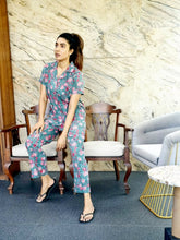 Load image into Gallery viewer, Lagoon Button down PJ set
