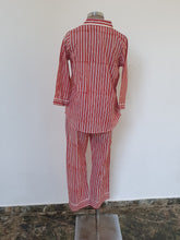 Load image into Gallery viewer, Red Stripe PJ Set
