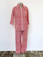 Load image into Gallery viewer, Red Stripe PJ Set
