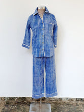 Load image into Gallery viewer, Blue Stripe PJ Set
