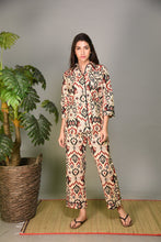 Load image into Gallery viewer, Ikat Print PJ Set

