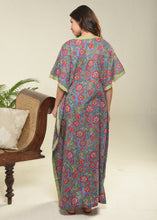 Load image into Gallery viewer, Blue Jungle Caftan
