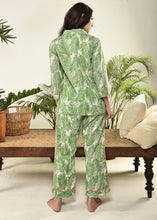 Load image into Gallery viewer, Palm Print PJ Set

