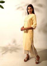 Load image into Gallery viewer, Embroidered Yoke Kurta
